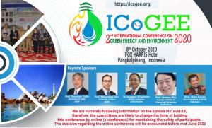 $International Conference On Green Energy And Environment 2020